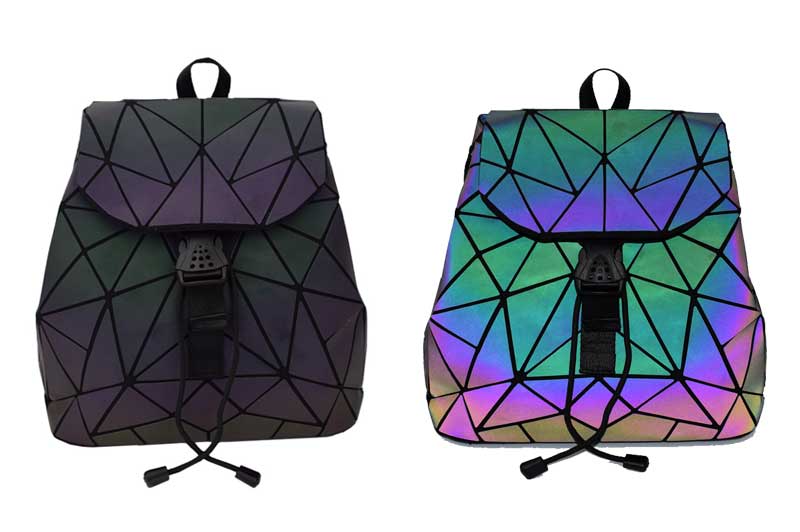 Reflective Geometry Backpack