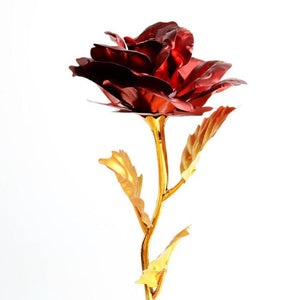 24K Foil Plated Gold Rose