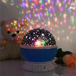 Starry Sky LED Bedroom Lamp