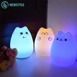 LED Cat Night Light For Children