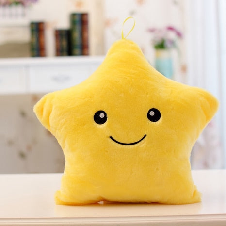 Happy Star Light Up Pillows