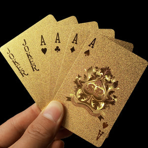 24K Gold Poker Cards Deck