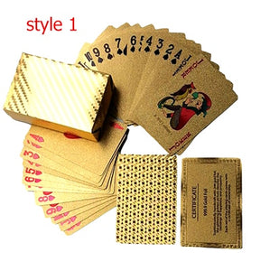24K Gold Poker Cards Deck