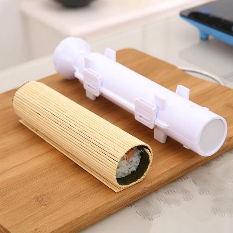 This Sushi Bazooka Gun Makes a Giant Log Of Sushi Rolls